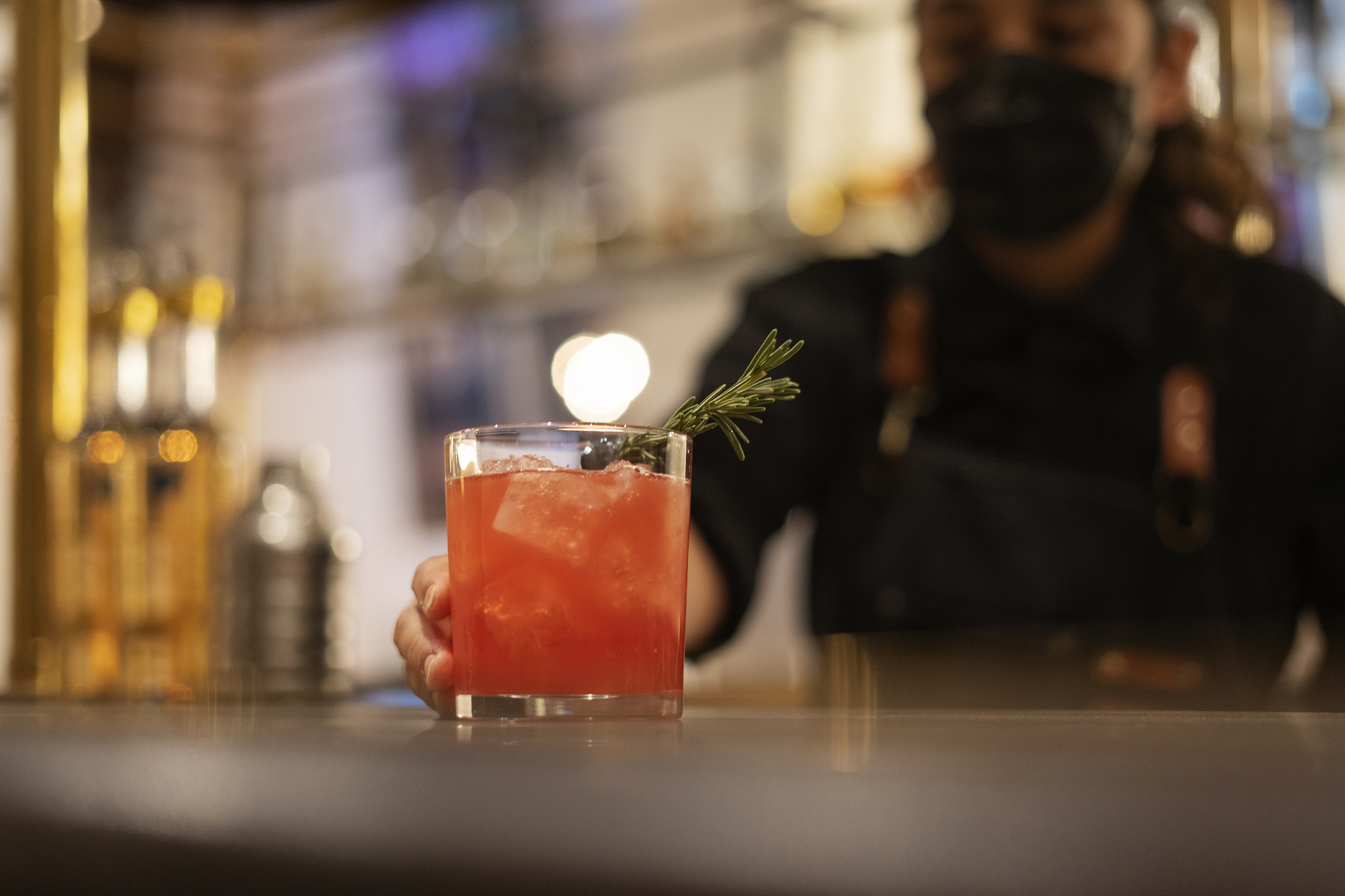 Puebla - bebida en bar